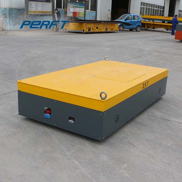 industrial motorized rail cart with rail guides 1-500 ton